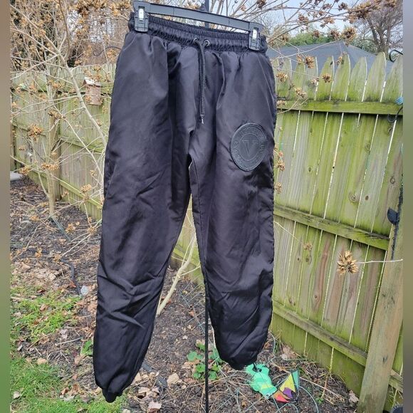 Womens Quilted Puffy Sweatpants - Picture 1 of 12